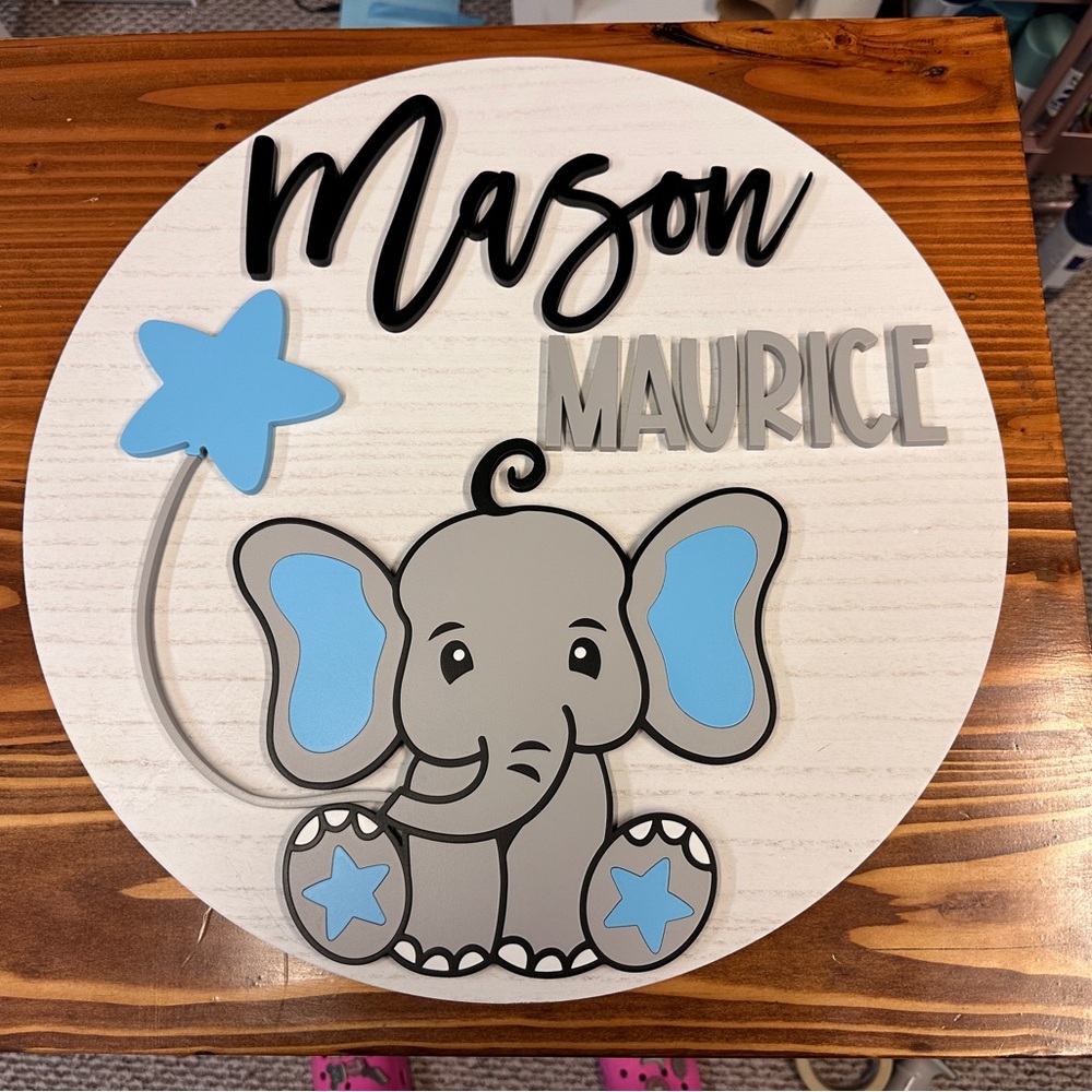 Custom Nursery Sign - Picture 9 of 10